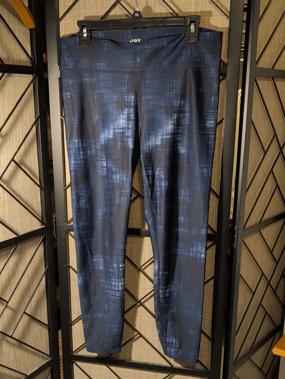 JoyLab Navy Leggings With Mesh Panels